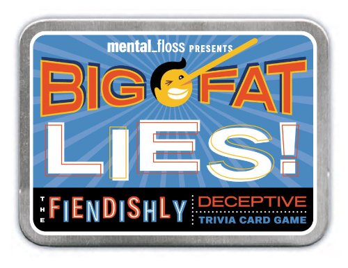 9781594742071: Big Fat Lies! the Shamefully Deceptive Trivia Card Game