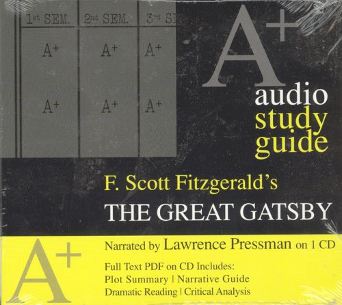 9781594835544: The Great Gatsby: An A+ Audio Study Guide