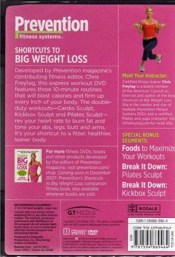 Beispielbild fr Shortcuts to Big Weight Loss 2008 (Prevention Fitness Systems) zum Verkauf von BooksRun