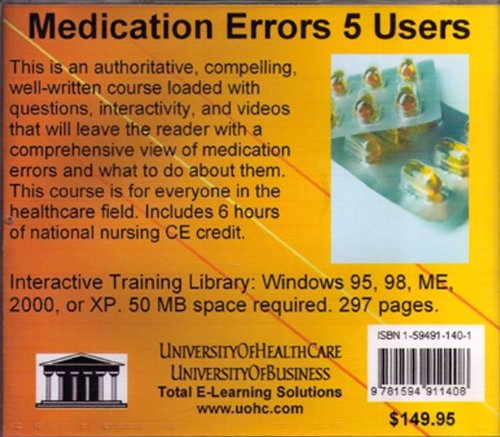 Medication Errors, 5 Users (9781594911408) by Farb, Daniel, M.D.