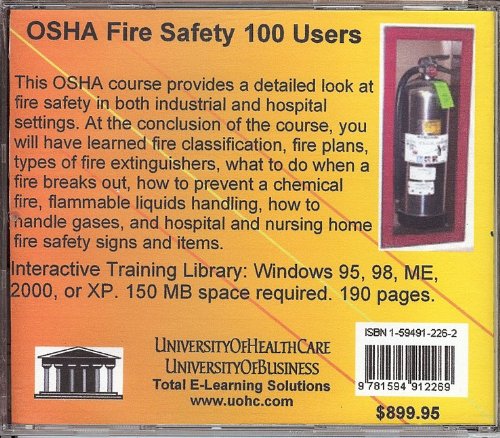Osha Fire Safety, 100 Users (9781594912269) by Farb, Daniel, M.D.