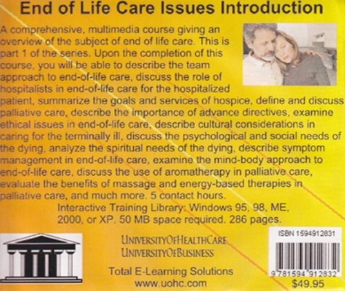 End of Life Care Issues: Introduction (9781594912832) by Koopsen, Cyndie; Farb, Daniel, M.D.; Gordon, Bruce; Caroline