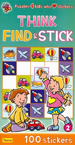 Beispielbild fr Think, Find & Stick 2 [With 100 Stickers] zum Verkauf von ThriftBooks-Dallas