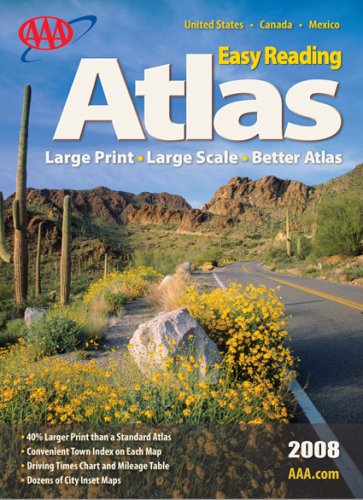 AAA Easy Reading Road Atlas 2008 (9781595082138) by AAA Publishing