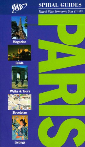 Beispielbild fr AAA Spiral Paris (AAA Spiral Guides) zum Verkauf von Green Street Books