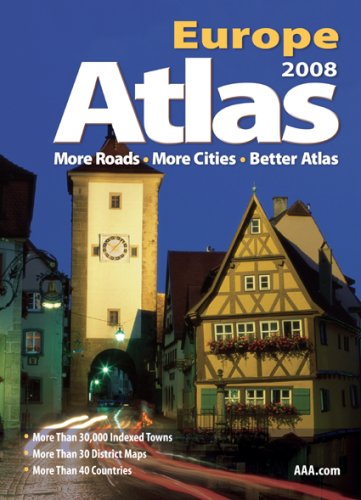 AAA 2008 Europe Road Atlas (AAA Atlas) (9781595082541) by AAA