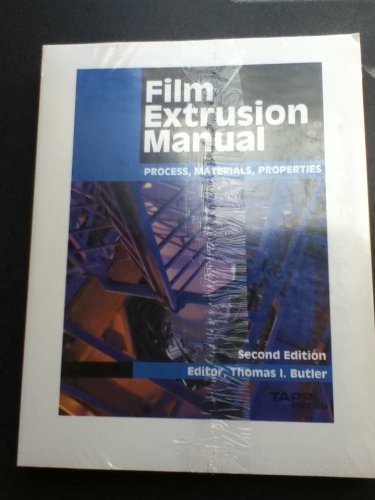 Stock image for Film Extrusion Manual: Process, Materials, Properties for sale by ThriftBooks-Dallas