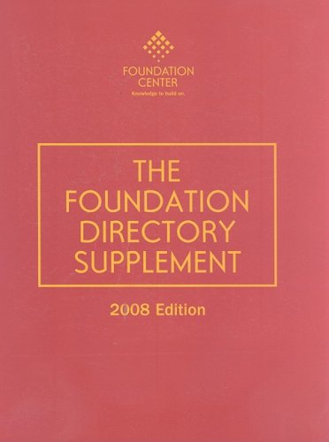 9781595422002: The Foundation Directory Supplement 2008