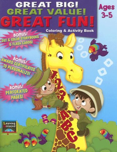 Beispielbild fr Great Big! Great Value! Great Fun!: Coloring & Activity Book zum Verkauf von Ergodebooks