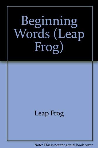 Beispielbild fr Beginning Words (Leap Frog) zum Verkauf von Ergodebooks