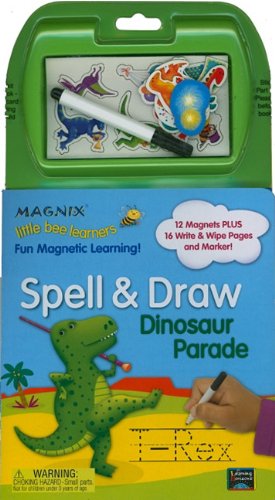 Stock image for Little Bee Learners: Spell & Draw - Dinosaur Parade (Magnix Little Bee Learners: Spell & Draw) for sale by Your Online Bookstore