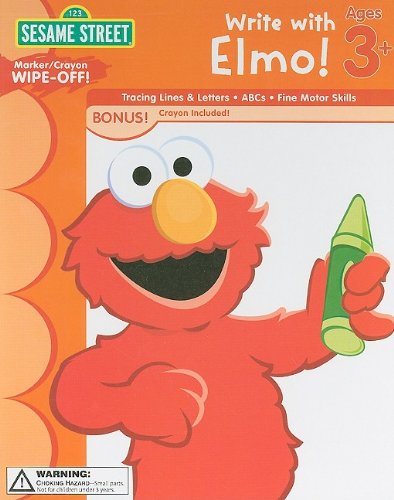 Beispielbild fr Sesame Street Wipe Off Workbooks: Write with Elmo zum Verkauf von Once Upon A Time Books