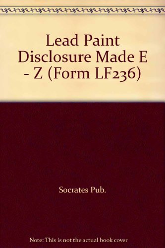 Beispielbild fr Lead Paint Disclosure Made E - Z (Form LF236) zum Verkauf von Wonder Book