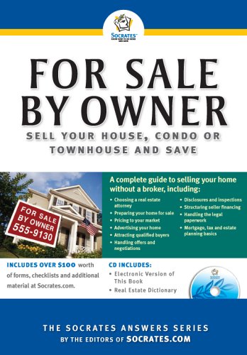 Beispielbild fr For Sale by Owner: Sell Your House, Condo or Townhouse And Save zum Verkauf von Wonder Book