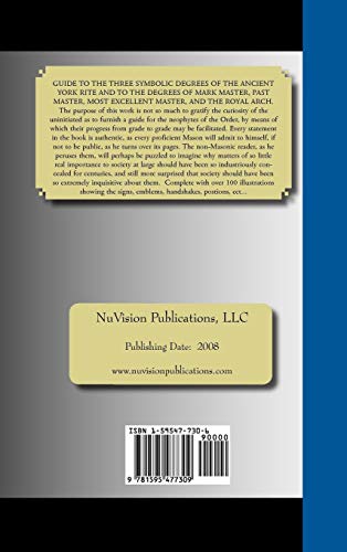 9781595477309: Duncan's Ritual and Monitor of Freemasonry: Or Guide to the Three Symbolic Degrees of the Ancient York Rite and to the Degrees of Mark Master, Past Master, Most Excellent Master, and the Royal Arch