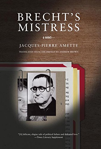 Beispielbild fr Brecht's Mistress: A Novel zum Verkauf von SecondSale