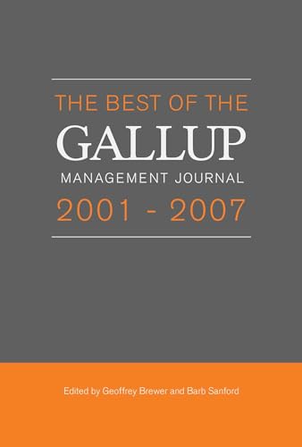 Imagen de archivo de Best of the Gallup Management Journal 2001-2007 a la venta por Open Books