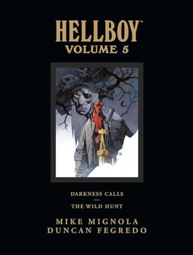 Imagen de archivo de Hellboy Library Edition, Volume 5: Darkness Calls and The Wild Hunt a la venta por Ergodebooks