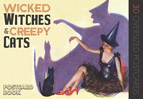 9781595834515: Wicked Witches and Creepy Cats: A Halloween Postcard Book