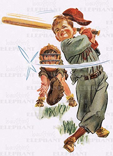9781595835291: Boys Playing Baseball - Greeting Card (Encouragement)