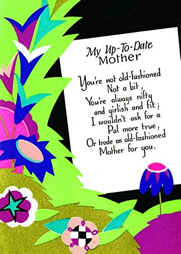 9781595838117: ""my Up to Date Mother"" Mother's Day Greeting Card