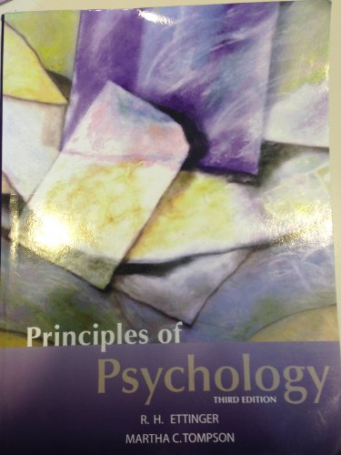 Stock image for Principles of Psychology - 3rd Edition for sale by Big River Books