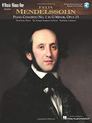 9781596150096: Mendelssohn Concerto No. 1 in G Minor, Op. 25. Includes Online Audio (Music Minus One Piano)
