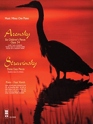 9781596150249: Arensky 6 Pieces Enfantines, Op. 34; Stravinsky 3 Easy Pieces Dances for Piano Duet 1