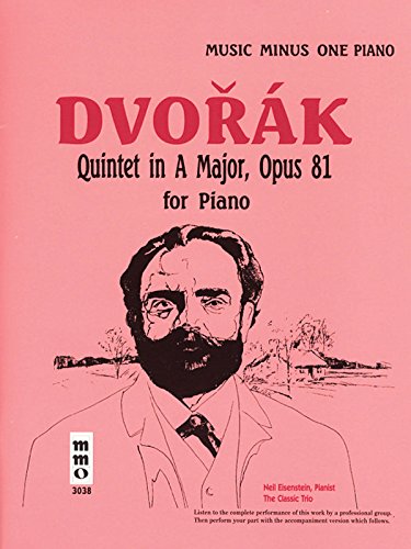 9781596150348: Dvorak - Quintet in A Major, Op. 81: Music Minus One Piano