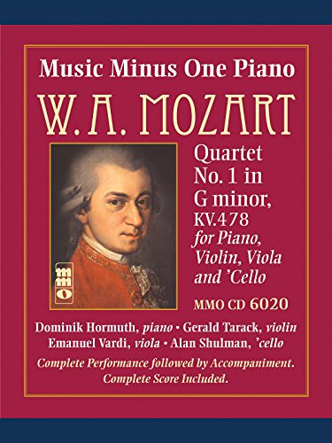 Mozart - Quartet No. 1 in G Minor, KV478: Music Minus One Piano (9781596150942) by [???]