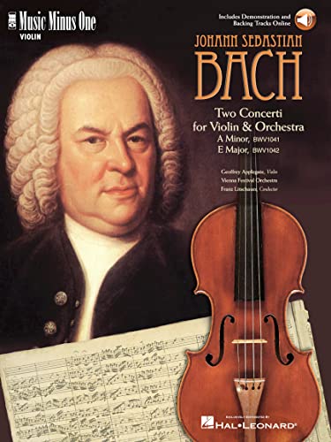 9781596151338: J.S. Bach - Violin Concerto No. 1 in a Minor, Bwv1041; Violin Concerto No. 2 in E Major, Bwv1042