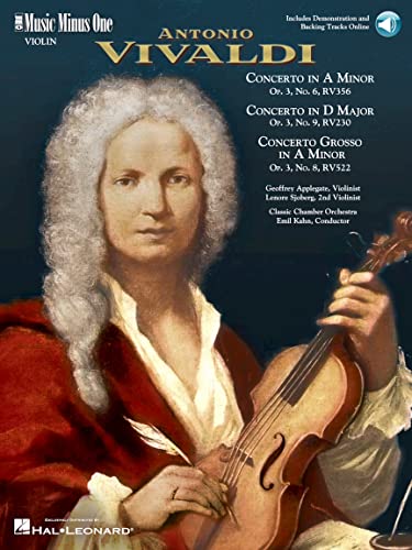 9781596151550: Antonio Vivaldi: Two Concerti: A Minor, La Minore, Op. 3, No. 6, RV356: D Major, Re Maggiore, Op. 3, No. 9, RV230 for Violin and Orchestra / Concerto ... 3, No. 8, RV522 for Two Violins and Orchestra