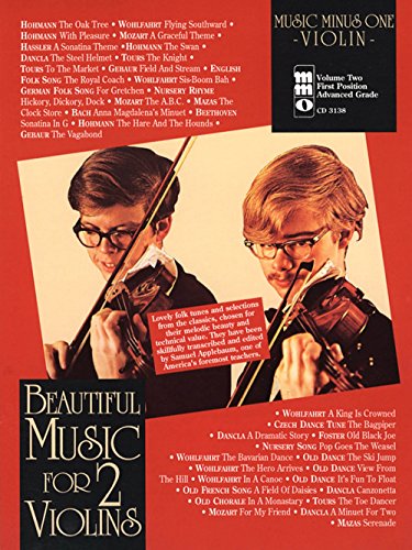 Stock image for Music Minus One - Beautiful Music For Two Violins Vol.II - 2nd Position for sale by Learnearly Books