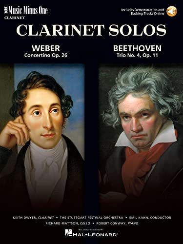 9781596152311: Weber Concertino Op 26, J109 Beethoven Piano Trio No 4 Street Song: Op 11 Clarinet