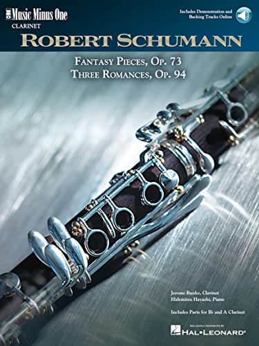 9781596152373: Schumann - 5 Fantasy Pieces, Op. 73 and 3 Romances, Op. 94: Music Minus One Clarinet [With CD (Audio)] (Music Minus One (Numbered))