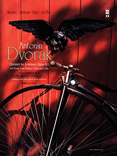 Imagen de archivo de DVORAK QUINTET IN A MAJOR OPIS 81 FOR PIANO TWO VIOLINS VIOLA CELLO BOOK/CD Format: Paperback a la venta por INDOO