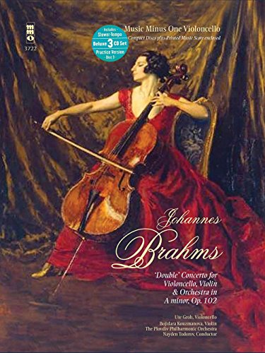 Stock image for Brahms - Double Concerto for Violoncello, Violin & Orchestra in A minor, Op. 102: Music Minus One Cello Deluxe 3-CD Set for sale by GF Books, Inc.