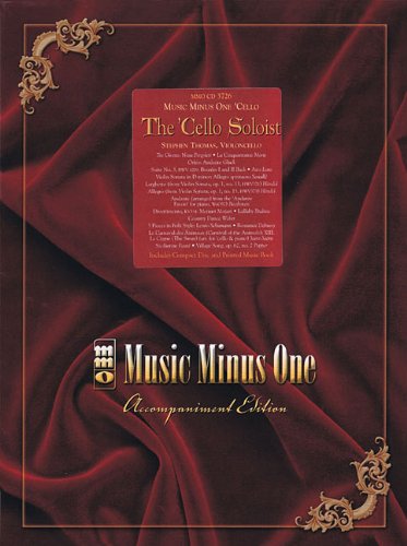 Music Minus One Cello: The Cello Soloist: Classic Solos for 'Cello and Piano (Sheet Music & 2 CDs) (9781596154148) by Pergolesi; Giovanni Battista; Marie; Gabriel; Gluck; Bach; Johann Sebastian; Lotti; Antonio; SenaillÃ©; Jean Baptiste; HÃ¤ndel; Georg Friedrich;...