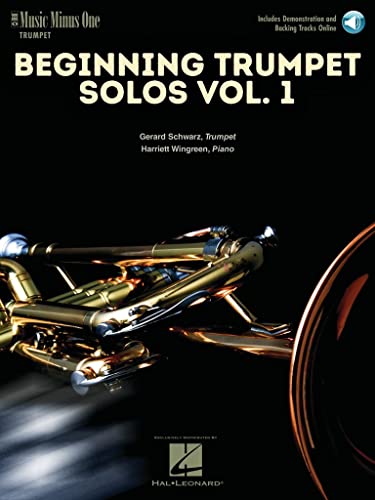 Beginning Trumpet Solos - Vol. 1 Music Minus One Trumpet Book/Online Audio (9781596154261) by [???]