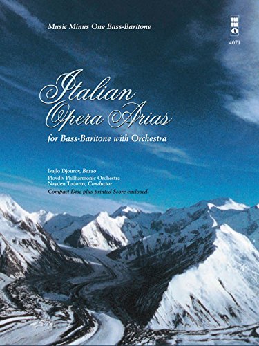 9781596155558: Italian Opera Arias for Bass-baritone and Orchestra