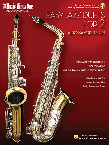 9781596155848: Easy Jazz Duets for 2 Alto Saxophones and Rhythm Section: Music Minus One Alto Saxophone