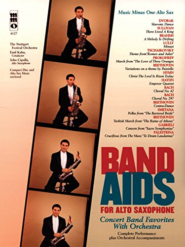 Band Aids for Alto Saxophone: Concert Band Favorites with Orchestra (Music Minus One Alto Sax) (9781596156012) by [???]