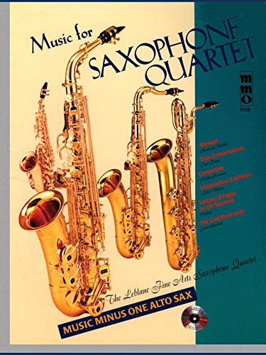 Music for Saxophone Quartet: Music Minus One Alto Sax (9781596156029) by [???]