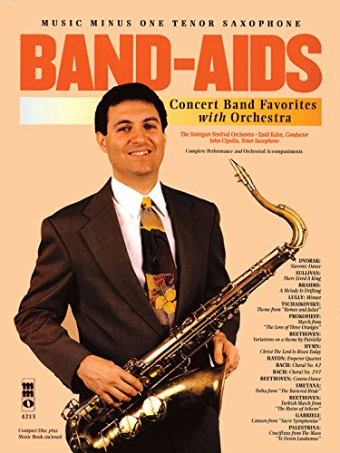 Band-Aids - Concert Band Favorites with Orchestra: Music Minus One Tenor Saxophone (9781596156166) by [???]