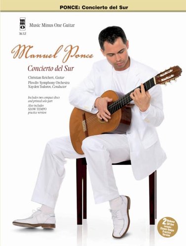 9781596157279: Ponce Concierto Del Sur: Guitar Play-along