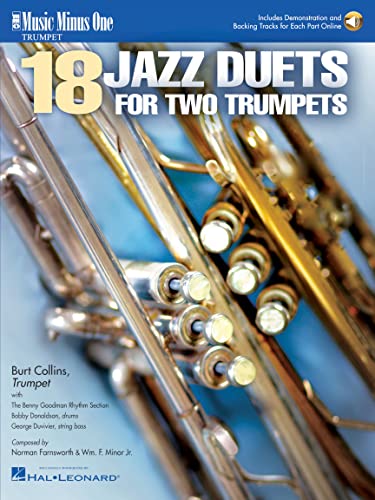 9781596157354: Burt Collins - Trumpet Duets in Jazz: Music Minus One Trumpet