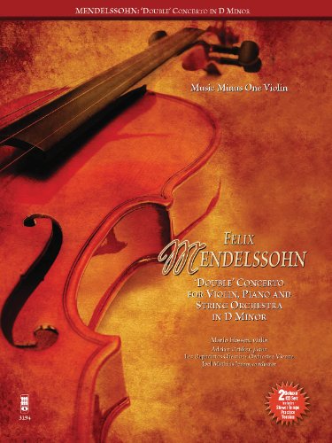 Beispielbild fr Mendelssohn - Double Concerto for Piano, Violin and String Orchestra in D Minor: Book/2-CDs Pack zum Verkauf von Kennys Bookshop and Art Galleries Ltd.