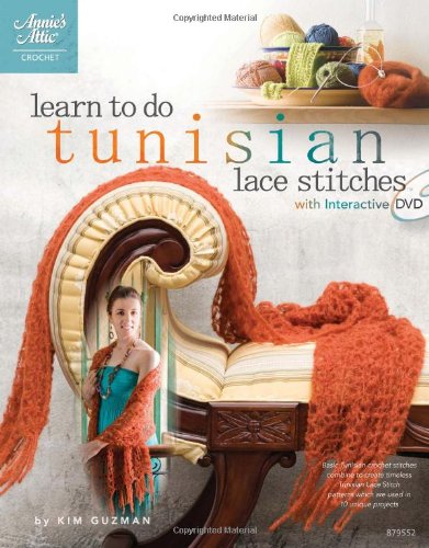 Stock image for Learn to Do Tunisian Lace Stitches (Book & DVD) (Annie's Attic: Crochet #879552) for sale by SecondSale