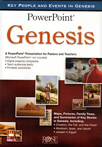 Genesis PowerPoint: Concise Summary, illustrations, diagrams, and maps (Genesis Time Line) (9781596360129) by [???]
