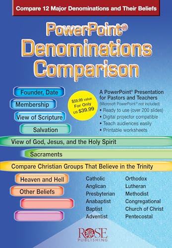 Differences Between Denominations Chart